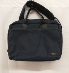 ✨美品✨ ポーター 2WAY ブリーフ ネイビー ナイロン A4対応 自立 収納