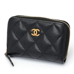 シャネル / CHANEL　マトラッセ クラシック ジップコインパース / コインケース　AP0216　キャビアスキン　ブラック 【中古】 商品番号 S-158133