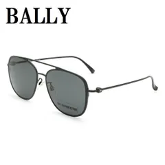 バリー BALLY BY0025-D 01A 58 サングラス アジアンフィット UVカット 紫外線カット ノーズパッド 鼻あて メンズ グレー ブラックのサムネイル