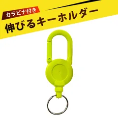 キーホルダー キーチェーン リールキーホルダー リールストラップ キーリール 伸びるキーホルダー カラビナ リール 自転車 キーホルダーキーチェーン 鍵 ワンタッチで収納でき 簡単に収納でき 大切なアイテムを守ります(グリーン)