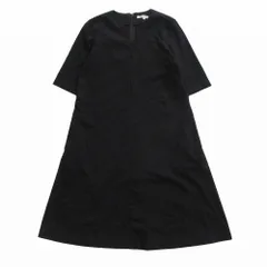 23区 vingt-trois arrondissements OPWPKA0055 フォーマルドレス ワンピース 半袖 ひざ丈 Vネック ブラック S レディース 【中古】