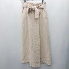 ◇ ◎ BEIGE, ベイジ， ガウチョパンツ サイズ30 ベージュ レディース E  【1407020048095】