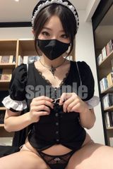 250627-138AI美女 パンチラ コスプレ ポスター A4サイズ