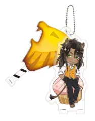 【中古】食玩 キーホルダー 6.レオナ・キングスカラー 「『ディズニー ツイステッドワンダーランド』 ツインアクリルコレクション」
