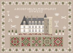 ★ 🟦⬜🟥クロスステッチ チャート 図案 ⭐Couleur d'Etoile 🍀Rendez-vous aux jardins🍀 ◆庭園で会いましょう◆ガーデン フランス 輸入クロスステッチ 刺繍 可愛い