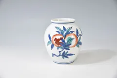 有田焼 源右衛門窯 花瓶 染錦柘榴紋 花器 2025年最新】源右衛門 花瓶 柘榴の人気アイテム - メルカリ