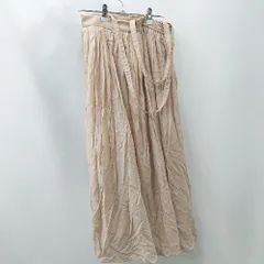 ◇ ⊇ BEAMS ビームス サスペンダー風取り外し ロング ギャザー スカート サイズ1 ベージュ系 レディース E  【1505290039765】のサムネイル