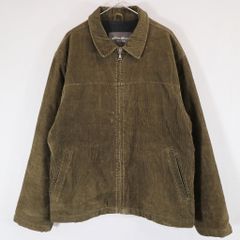 古着 eddie bauer コーデュロイブルゾン ドリズラー 茶 XL 古着 eddie bauer コーデュロイブルゾン ドリズラー 茶 XL