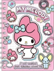 【新品】ノート・メモ帳 マイメロディ B6リングノート ペタペタステッカーズ 「サンリオキャラクターズ」