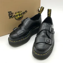【美品】Dr. マーチンブラック ダブルモンクストラップ⭐︎プロのメンテナンス済み Yohji Yamamoto × Dr.Martens 【men2401I】 19SS MONK STRAP YY