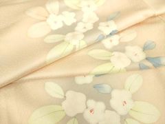 平和屋着物○訪問着 絞り 紬地 花唐草文 正絹 逸品 CAAQ9143vf - メルカリ 