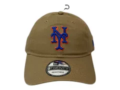 NEWERA (ニューエラ) 9TWENTY ニューヨーク・メッツ ベースボールキャップ CAP MLB 60235285 F カーキ ウィメンズ/049
