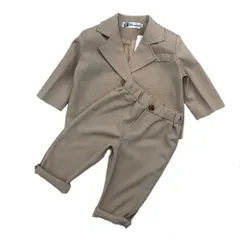 ☆ ブラウン ☆ 130cm ☆ キッズフォーマルスーツ ２点セット pkf00098 子供 スーツ 男の子 2点セット フォーマルスーツ フォーマル 子供フォーマルスーツ 子供スーツ キッズスーツ カジュアルスーツ ジャケット ズボン パンツ