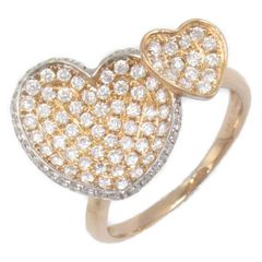 ジュエリー JEWELRY リング・指輪 ダイヤモンド リング ﾀﾞｲﾔ 4.4g #13 K18PG（ピンクゴールド） K18WG（ホワイトゴールド） リング レディース Used A