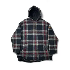 90s カナダ製 ヴィンテージ POLO SPORT ポロスポーツ ボア ハーフジップ プルオーバー SIZE：XL