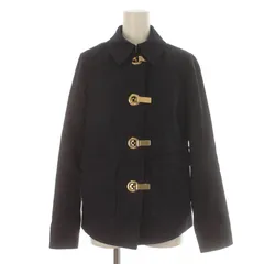 トリーバーチ TORY BURCH ジャケット ゴールド金具 コットン ストレッチ 2 S 紺 ネイビー /IR ■GY18のサムネイル