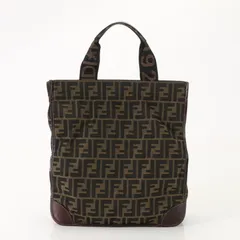 ■美品■フェンディ■ズッカ■トート バッグ ショルダー ビジネス 通勤 書類鞄 ブラウン 茶色 人気 定番 おしゃれ メンズ TFT 0622-1F13【中古】のサムネイル