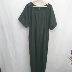 ◇ ⊂ DOUX ARCHIVES ドゥアルシーヴ 半袖 ロング丈 ワンピース サイズF ブラック レディース E  【1411280007389】のサムネイル