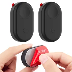 Galaxy SmartTag2用粘着ステッカー付き防水シリコンケースホルダー 2個パック 隠しGPSトラッカー スティックオンマウント保護カバー 財布 荷物 車 バイク リモコンドローン用