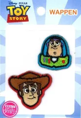 ワッペン トイ ストーリー  ウッディ ＆ バズ  DS1777 アップリケ