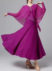 専用✨️豪華✨️社交ダンススタンダードドレス（Ｌサイズ） ✨️豪華オ―ダ―✨️社交ダンススタンダードドレス（Lサイズ