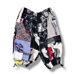 BLACK Scandal Yohji Yamamoto 18SS パッチワークバルーンパンツ イージーワイドパンツ ブラックスキャンダルヨウジヤマモト HW-P23-234 マルチ 2 90669A7