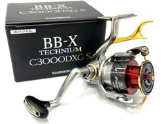シマノ 15BB-XテクニウムC3000DXG S 右巻き 【夢屋 20BB-X ファイアブラッド C3000Dスプール】