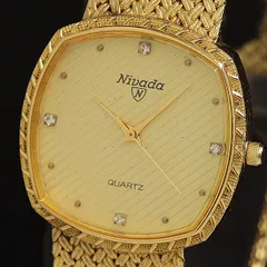 71499 Nivada ニバダ N-23724 腕時計 自動巻 ゴールド文字盤 71499 Nivada ニバダ N-23724 腕時計 自動巻 ゴールド文字盤