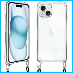 【特価商品】カバー 耐衝撃 アイフォン15 肩掛け スマホケース 首掛け 斜めかけケース iphone15 可愛い かわいい ショルダー 韓国 透明 クリア TPU ケース シリコン メッキ加工 15 TPUバンパー 長さ調整可能 iPhone 取り外し可能(