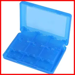 携帯 ゲームカード キャリングケース スタイラス 3DS 3DS メモリーカード ソフト カード容量 22 (Blue) ソフトケース