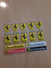 海外　FERRARI  フェラーリ ロゴ  跳ね馬  KIT 3D  ステッカー　14枚セット ②