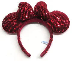 【中古】アクセサリー(非金属) ミニーマウス(スパンコール/レッド) カチューシャ 「ディズニー」 東京ディズニーリゾート限定
