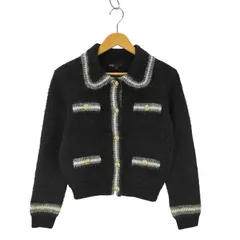 マージュ Maje shiny knit cardigan ニットカーディガン レディース  1のサムネイル