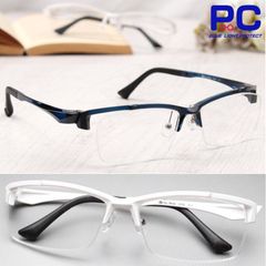 新品 老眼鏡 シニアグラス ブルーライトカット プラスチック おしゃれ 軽い 大きい リーディンググラス ビッグ 高級 スクエアー 掛けやすい 男性 女性 レディース 紳士 ナイロール メンズ フレーム 1.0 1.5 2.0 2.5 3.0 3.5 S102