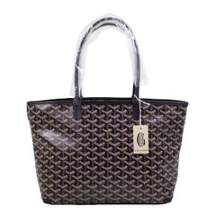 【GOYARD】ゴヤール アルトワPM ARTOISPMLTY01CL03P ブラック系 黒 ゴヤールディンキャンバス シュヴロッシュカーフスキン レディース トートバッグ バッグ 未使用品 【中古】 USED-SS 【9304】
