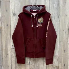 Abercrombie & Fitch 肉厚 スウェット ジップ パーカー XL