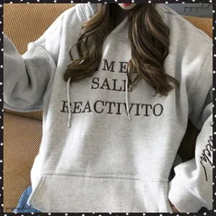 裏起毛パーカー トレーナー秋冬スウェットレディース フード付きパーカー トップス 韓国 体型カバー プリント 英字ロゴ 長袖プルオーバー 着やせ ゆるシルエットカジュアル 暖かい ストリートトップス フーディーパーカー