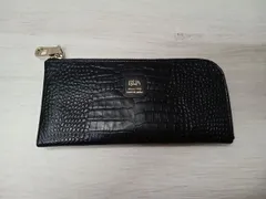 美品　イビサ　三つ折り　長財布　オールレザー　ブラック　ロングウオレット 三つ折り 長財布 サドルレザー メンズ レディース 長 ロング 革