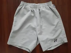 YONEX ヨネックス VERY COOL ユニフォーム パンツ ライトグレー S ハーフパンツ