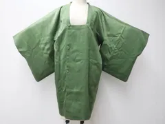 【京松】【着物】道行コート　リバーシブル　身丈約92cm　裄丈約64.5cm　r7z04-309