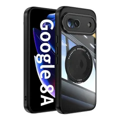 Fadkzyxr Google Pixel 8a ケース リング付け 360°回転可能 スタンド機能 MagSafe対応 ラップホール付き スマホケース グーグル ピクセル 8a ケース 携帯カバー 耐衝撃 マグセーフ対応 超薄型 おしゃれ -ブラック 0のサムネイル