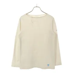 オーシバル フランス製 長袖 バスクシャツ ホワイト ORCIVAL ロンT レディース 古着 【240417】