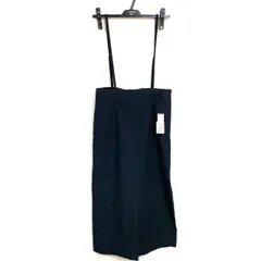 【FENNEL】フェンネル/サスペンダーロングスカート/9号/ダークネイビー/未使用品/ヤマダヤ