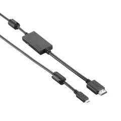 エレコム MHL3.0変換ケーブル/1m/ブラック DH-MHL3HD10BK [1m] [MHL変換ケーブル]