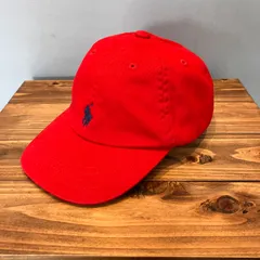 Ralph Lauren ラルフローレン キャップ 帽子 赤 レッド ベビー キッズ 12M〜24M 48cm