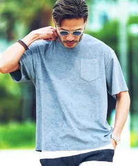 新品 未使用 メンズ Tシャツ サマーパイル トップス JIGGYS SHOP ジギーズショップ  212331 インディゴのサムネイル