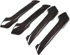 Hcilloend 互換品 新型 トヨタ ランド クルーザープラド FJ150 LC150 150系 専用 2010～2018に適用 ドアハンドルカバー ドアカバー 車内ドアハンドル 4点セット ブラック