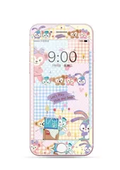 iPhone 6/7/8/SE2/SE3強化ガラス 保護フィルム ダッフィー