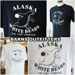 BARNS バーンズアウトフィッターズ 半袖プリントTシャツ カットソー カレッジT BR25282