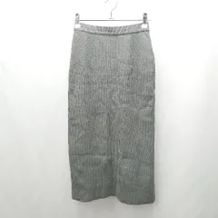 ◇ ⊇ green label relaxing ウエストゴム ひざ下丈 タイト ニットスカート サイズ表記なし カーキ系 レディース E  【1503310002317】